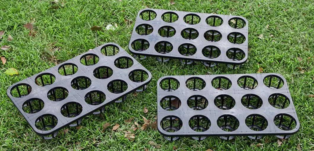 Black Color Plastic Pot Carry Trays for Garden