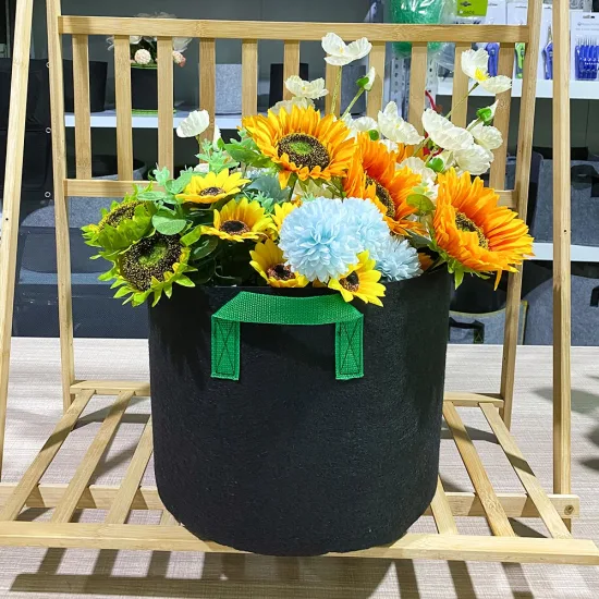 Direct Manufacturers 25 Gallon Planter Grow Bag Non Woven Felt Biodegradable Nursery Pots for Floor